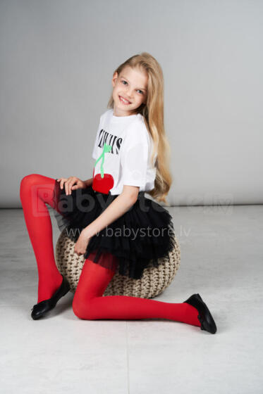 NOVITI RM001-G-07 Micro tights 40 den red 128/134