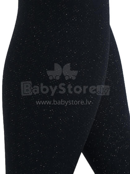 NOVITI RM010-G-02 Micro tights 40den black with glitter 116/122