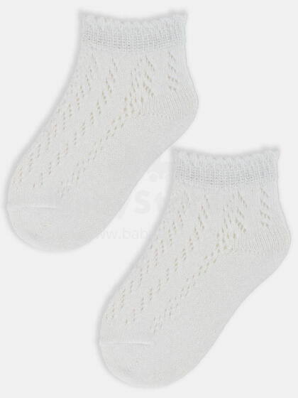 NOVITI SB063-G-01 Cotton socks white 19/22