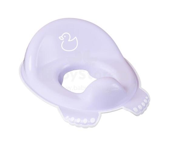 TEGA DK-002-133 Neslystantis klozeto sėdynės užvalkalas DUCK šviesiai violetinis