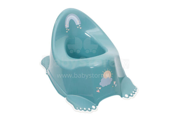 TEGA PO-079-165 Anti-slip potty with music box METEO turquoise