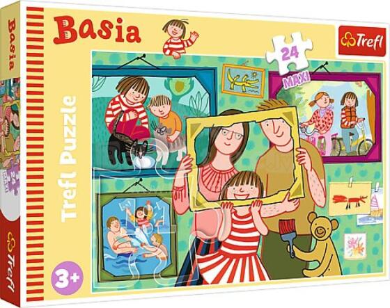 TREFL 14347 Puzzle 24 MAXI Basia and her day