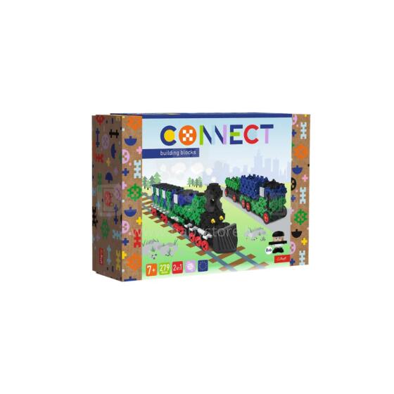 TREFL 61976 Connect 2in1 Blocks – traukinys / sunkvežimis su priekaba