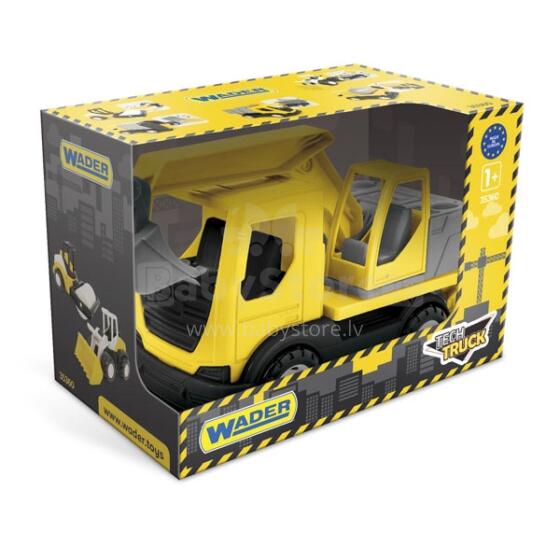 WADER 35366 Tech Truck ekskavatorius dėžėje