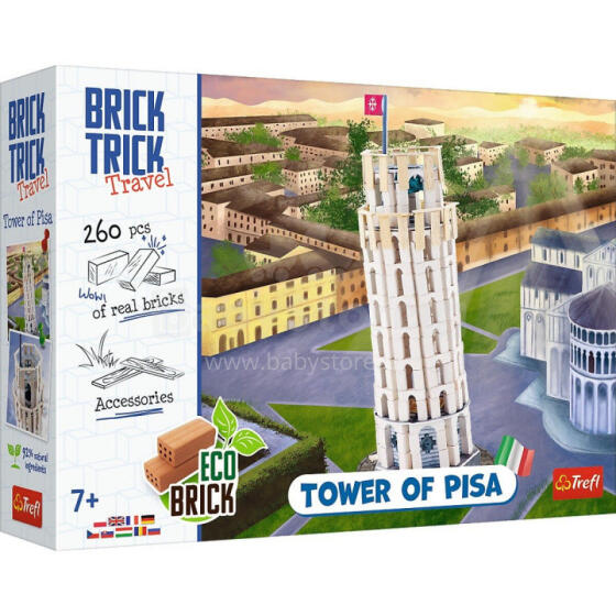 BRICK TRICK 61610 Kelionės – Pizos bokštas