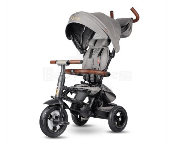 MILLY MALLY 5901 Qplay triratis Rito Deluxe guminis pilkas