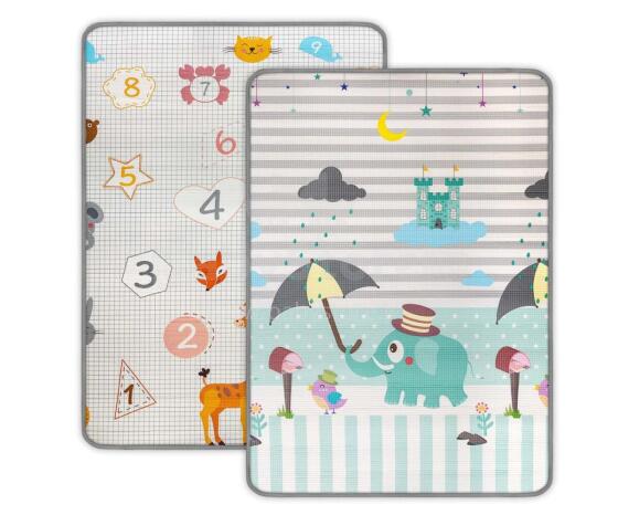MILLY MALLY Foam Roll-Up Mat Kinder Digits and Elephant