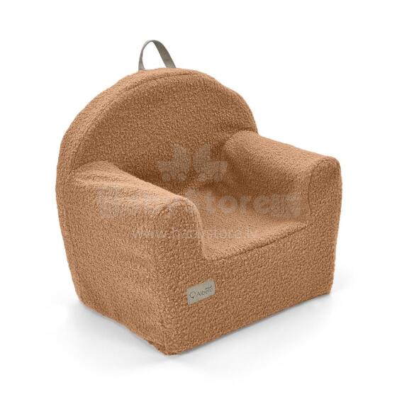 ALBERO MIO Foam boucle armchair red