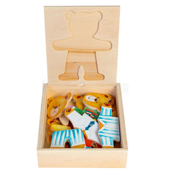 SMILY PLAY SPW83592 Wooden puzzle Teddy bear