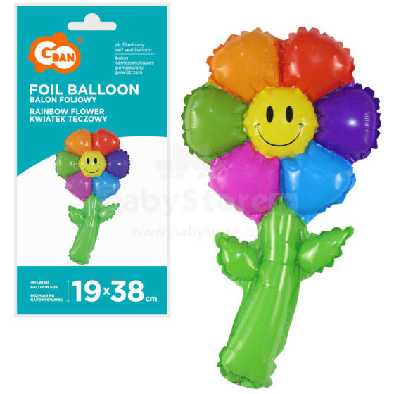 I-Toys Balon Art.237461 Helium Balloon Flower 19x38