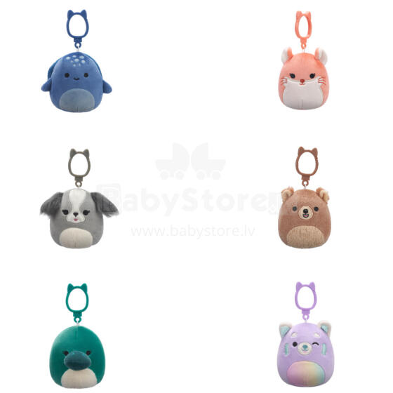 SQUISHMALLOWS W21 Prisegamas pliušinis žaislas, 8 cm