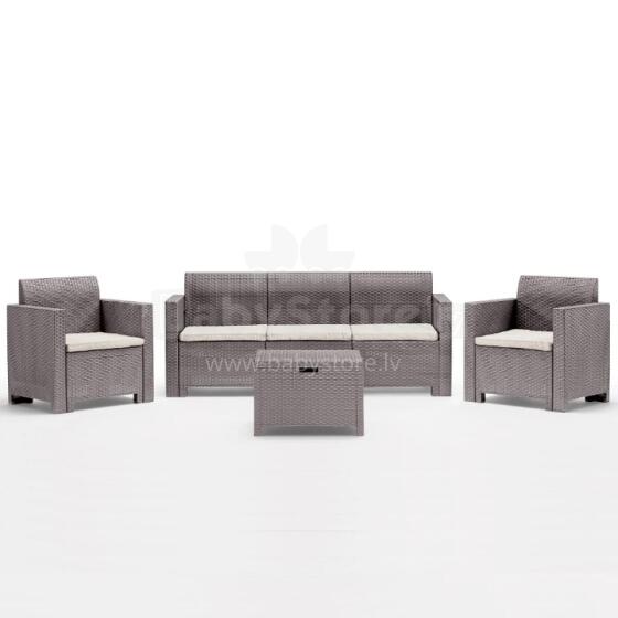 Sodo baldų komplektas Set Nebraska 3 beige