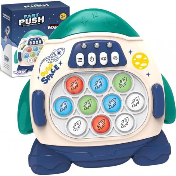 WOOPIE 52289 Žaidimas Rocket POP-it blue