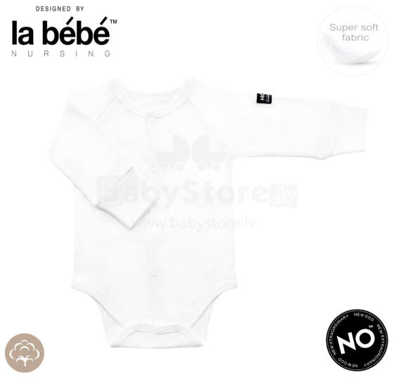 La Bebe™ NO Baby Body Art.239962 White