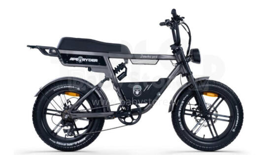 Elektriskais velosipēds APE RYDER 20 Jambo pelēks
