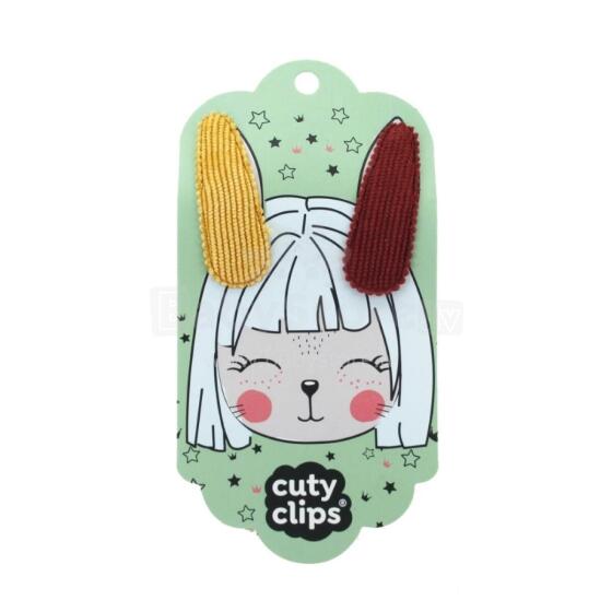 Cuty Clips Bunny  Art.CL0007  Originalus plaukų segtukas 2 vnt.