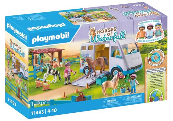 PLAYMOBIL HORSES OF WATERFALL Mobili jodinėjimo mokykla 71493