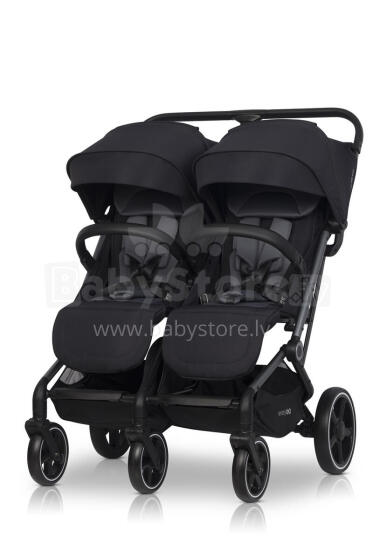 EASY GO ECHO EBONY BLACK kūdikio vežimėlis