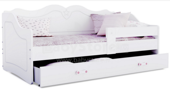 AJK Lili 1608  Art.241948 White  Vaikų lova 160x80 cm