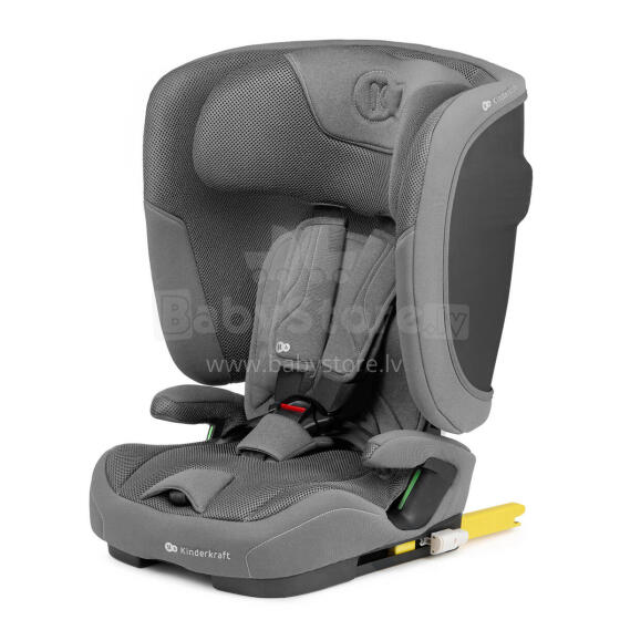 KINDERKRAFT FIX2GO i-Size car seat 76-150cm grey