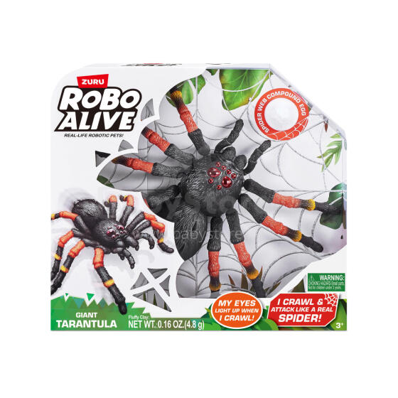 ROBOALIVE Interaktyvus didysis tarantulas