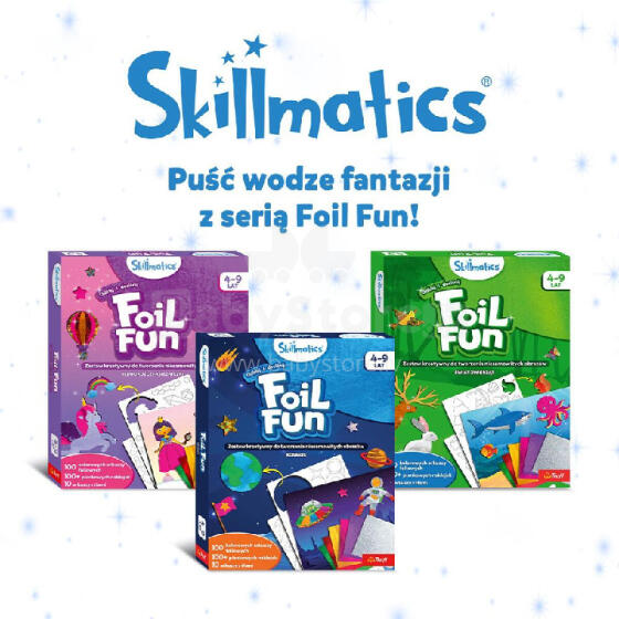 TREFL 62603 Skillmatics Foil Fun Space Creative Kit