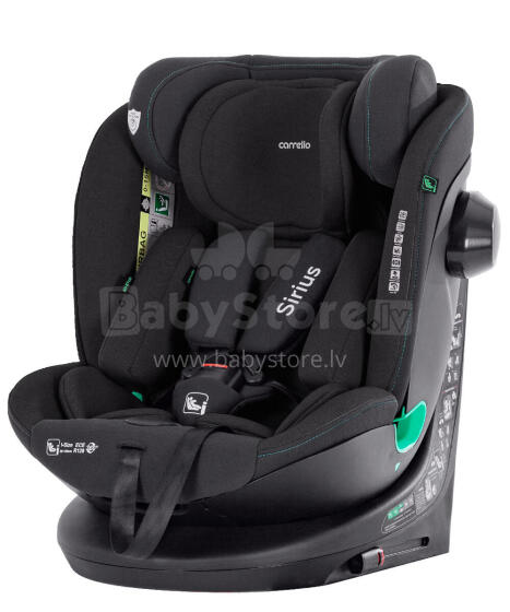 Baby car seat Carrello Sirius CRL-8808 Absolute Black