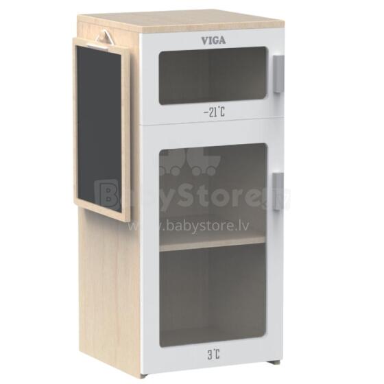 Viga Wooden Fridge With Chalkboard