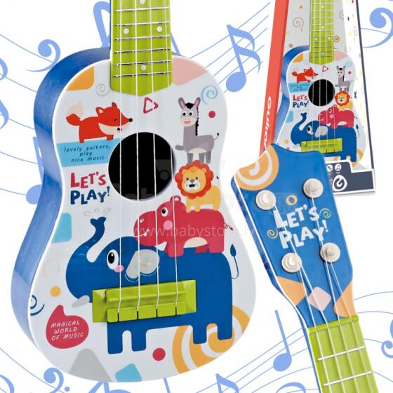 WOOPIE klasikinė gitara vaikams, mėlyna, 57 cm