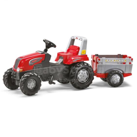 Rolly Toys RollyJunior RT - Pedalinis traktorius su priekaba Vaikams 3-8 metų iki 50 kg