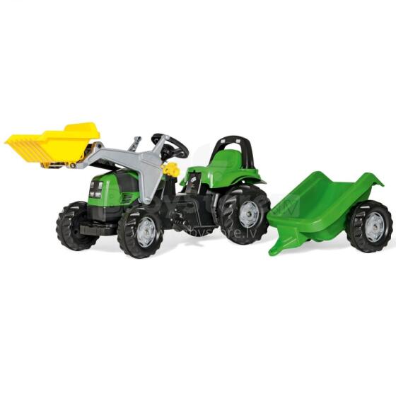 RollyKid Deutz-Fahr Rolly Žaislinis Traktorius su Priekaba