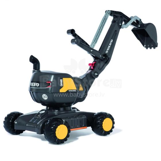 Rolly Toys Volvo RollyDigger savaeigis ekskavatorius - besisukantis, juodas