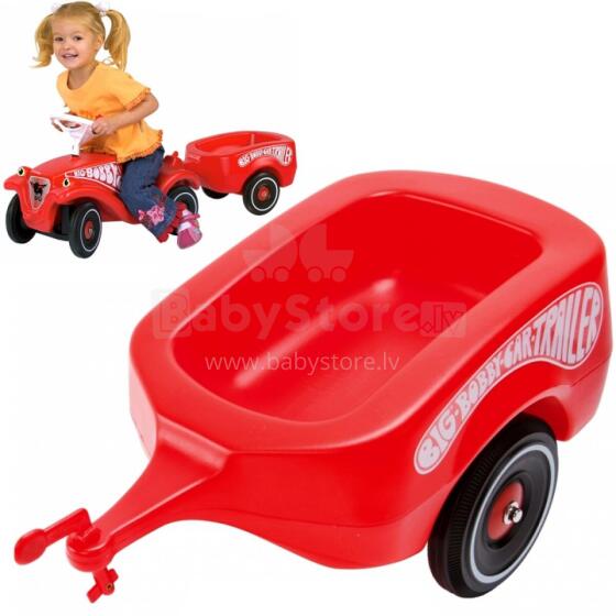 BIG Bobby automobilio priekaba, raudona