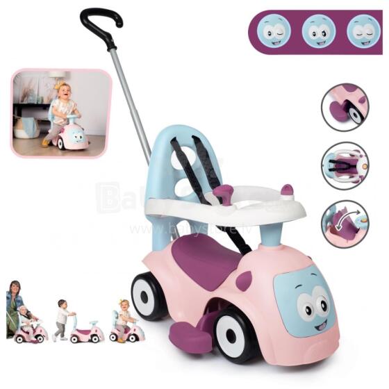 SMOBY vežimėlis Maestro 3in1, rožinis