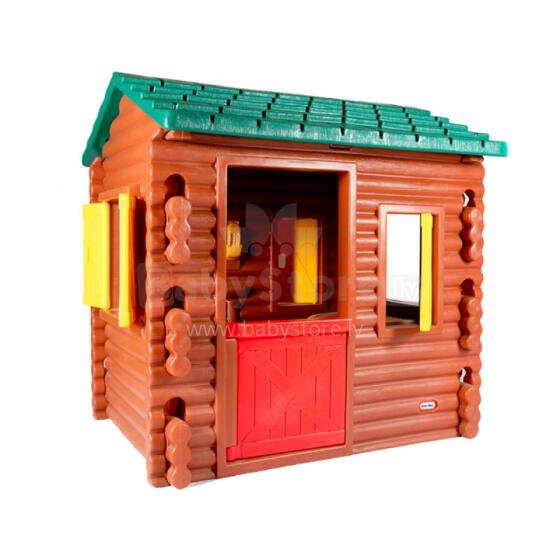 „Little Tikes“ sodo namelis. Rąstinė trobelė sodui.