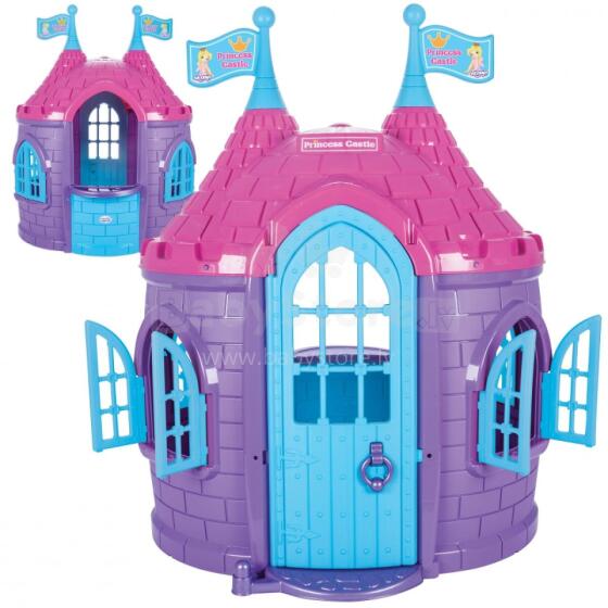 WOOPIE sodo namelio pilis princesei ir riteriui violetinė