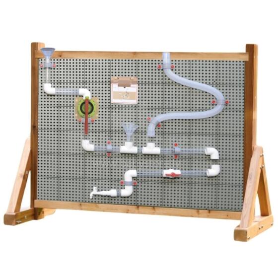 Wooden Freestanding Outdoor XXL Board + MASTERKIDZ Water Track Set