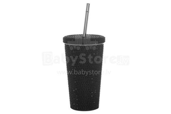 Maku Deal Thermal mug Diamond Glitter 540 ml black