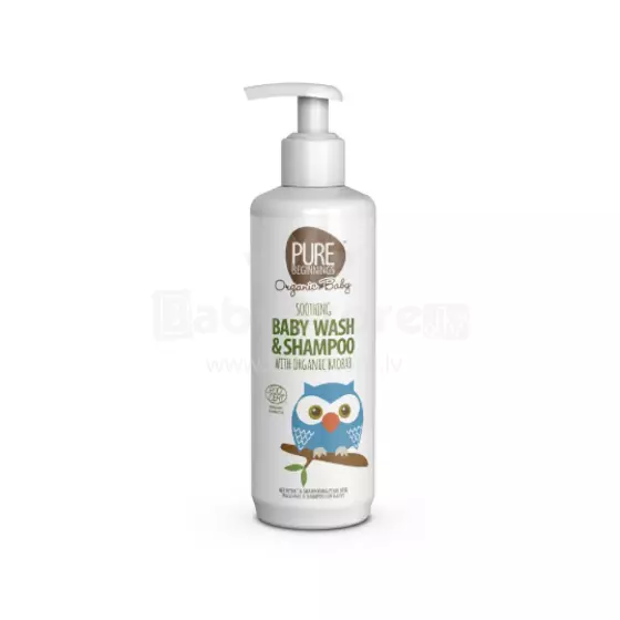 Pure Beginnings Kids Baby Wash Art.251278 soap-free skin moisturizing, soothing and restorative body and hair wash with a soothing forest scent, 250 ml