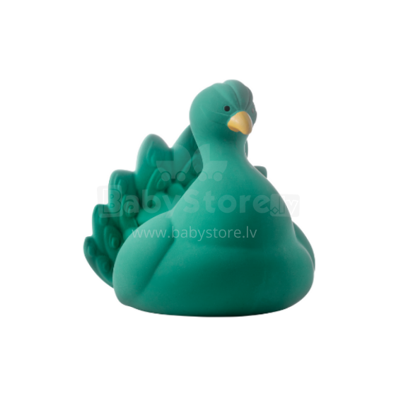 Natruba Bath Toy Peacock Art.251330 Povas pagamintas iš 100 % natūralios gumos