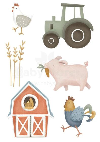 Little Dutch Wall Sticker Art.WD340022 Little Farm Sienų lipdukai