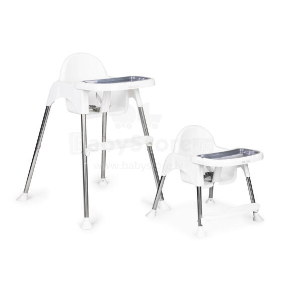 2in1 maitinimo kėdė, padėklas, diržai ECOTOYS