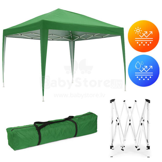 Sodo paviljonas 3x3 m automatinis tentas sode arba terasoje MultiGarden