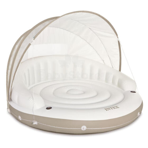 Inflatable island with canopy inflatable mattress 199x150cm INTEX 58292