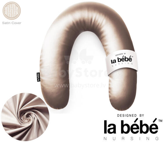 La Bebe™ Rich Satin Nursing Maternity Pillow Art.15682 30x104 cm