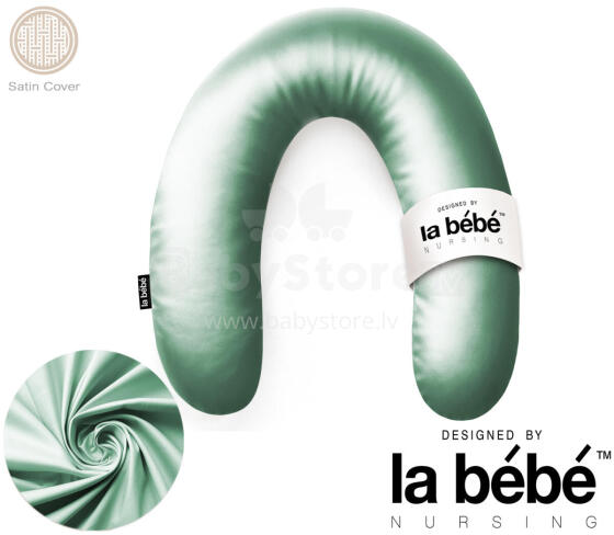La Bebe™ Rich Satin Nursing Maternity Pillow Art.15684 30x104 cm