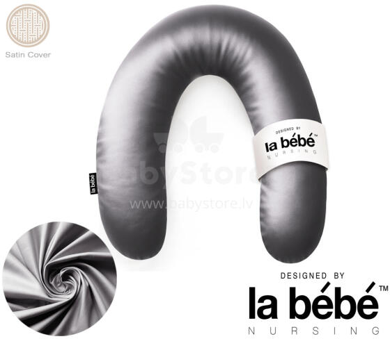 La Bebe™ Rich Satin Nursing Maternity Pillow Art.15685 30x104 cm
