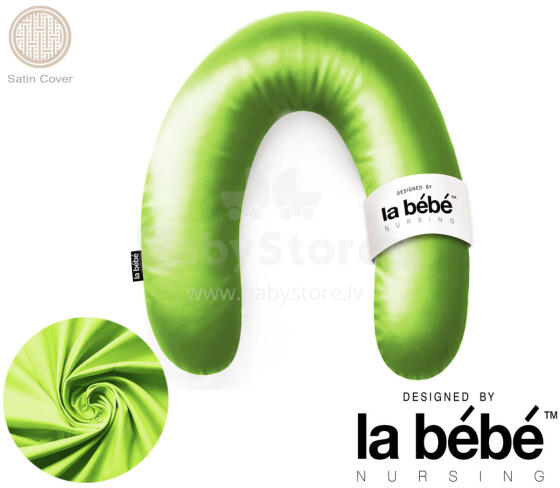 La Bebe™ Rich Satin Nursing Maternity Pillow Art.15688 30x104 cm