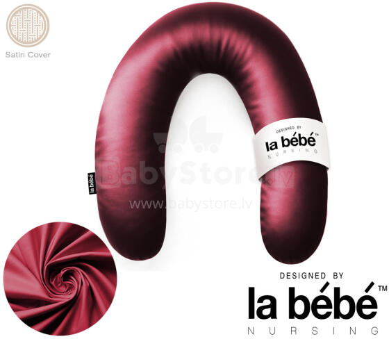 La Bebe™ Rich Satin Nursing Maternity Pillow Art.15617 30x104 cm