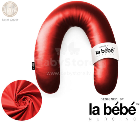 La Bebe™ Rich Satin Nursing Maternity Pillow Art.15618 30x104 cm